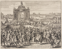 KG 06557
<br/>
Intocht Alessandro Farnese in Parijs, 1590
<br/>
<em>Hooghe, Romeyn de (1645-1708)</em>